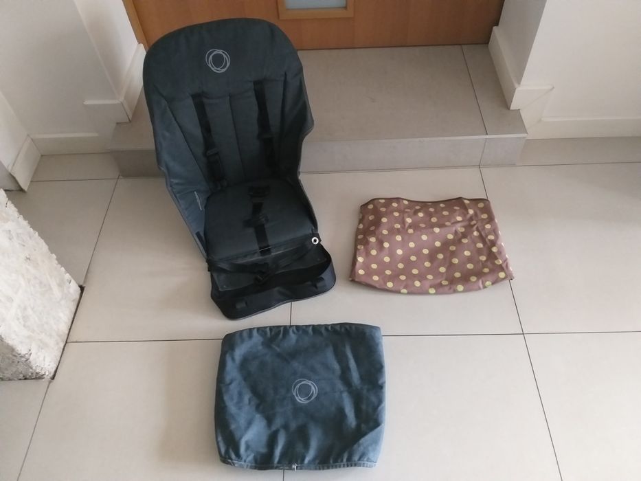 Bugaboo Cameleon Denim siedzisko spacerowe i dwie budy