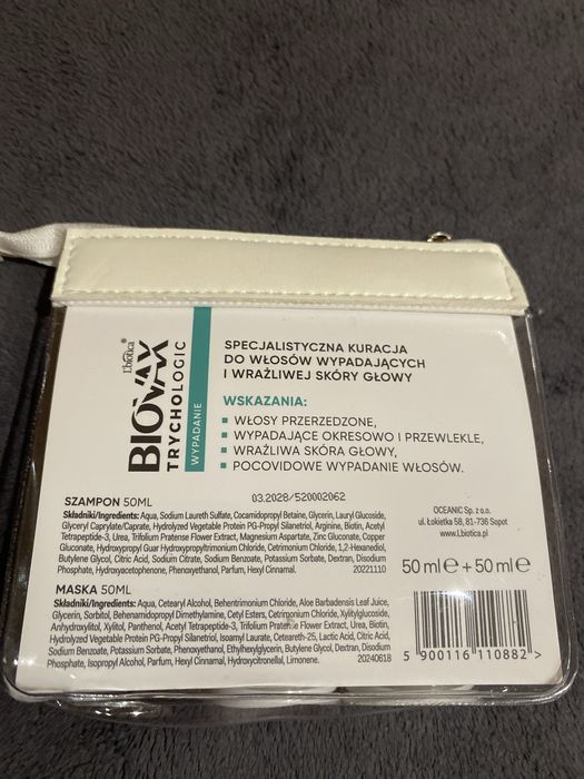 Libiotica biovax zestaw do włosów