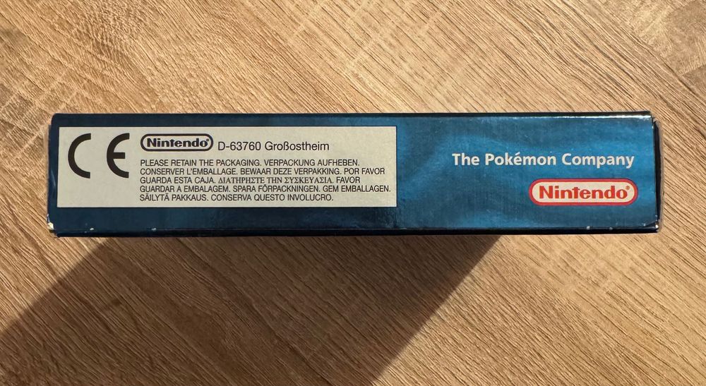 Pokémon Sapphire Version (GBA) EUR COMPLETO CIB, Caixa Poster Original