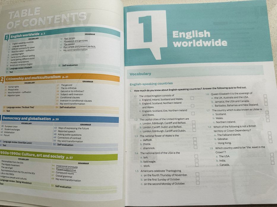 Caderno de atividades Inglês 12.º ano LINK UP TO YOU!