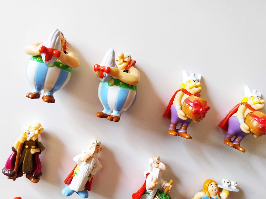 11 bonecos ASTERIX, SHREK e ESTRUNFES plástico | lote ou venda a vulso