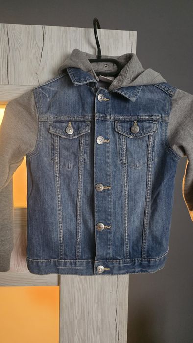 Kurtka jeansowa 128 h&m