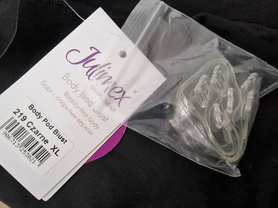Julimex modelujące body wyszczuplające pod biust – czarne - NOWE