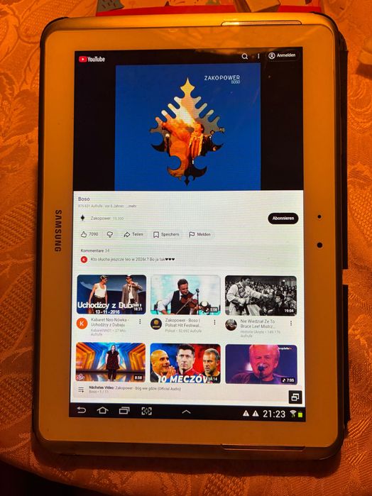 Tablet Samsung Galaxy Note 10.1