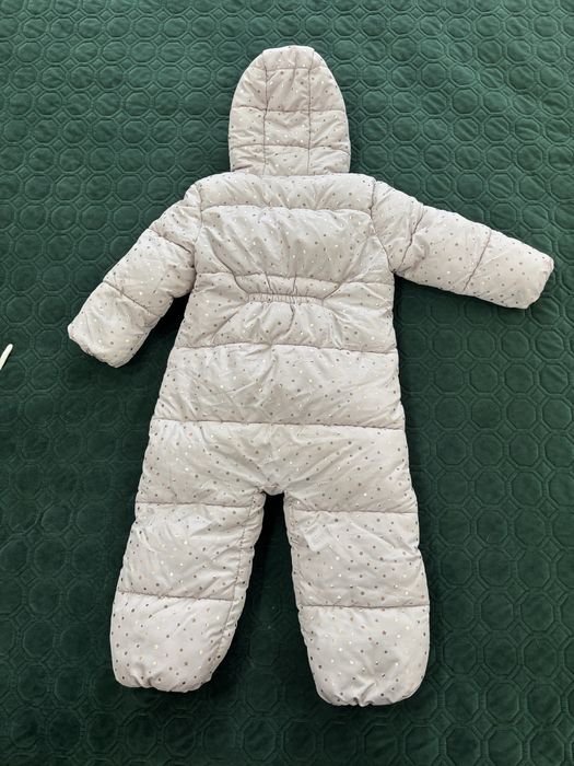 Комбінезон дитячий Next бежевий з капюшоном