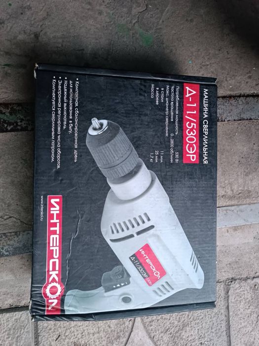 Дрель новая