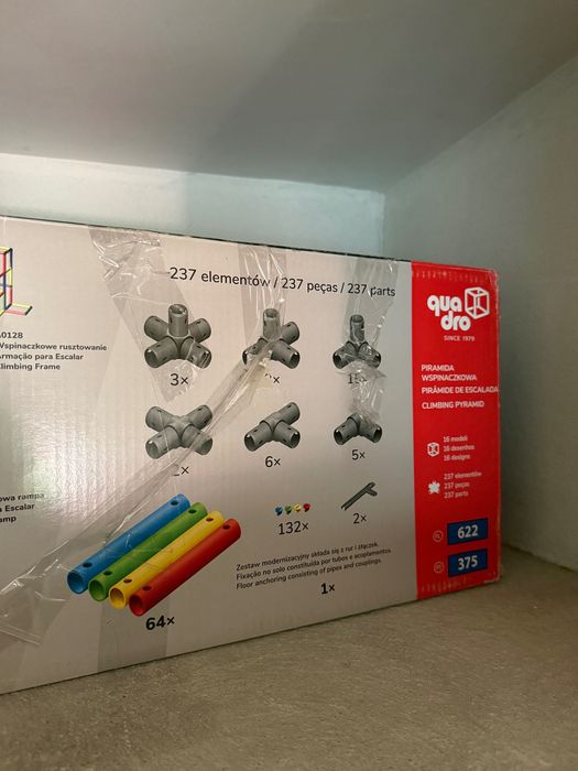 Estrutura de Escalada Infantil Quadro