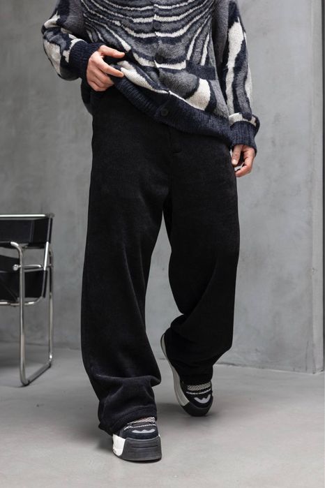 Штани baggy вельветові вільного крою