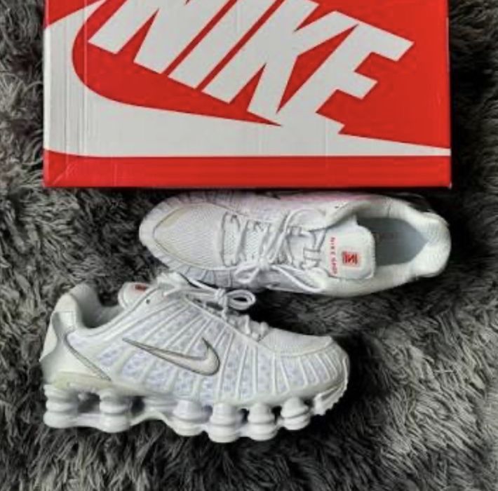 nike shox tl white