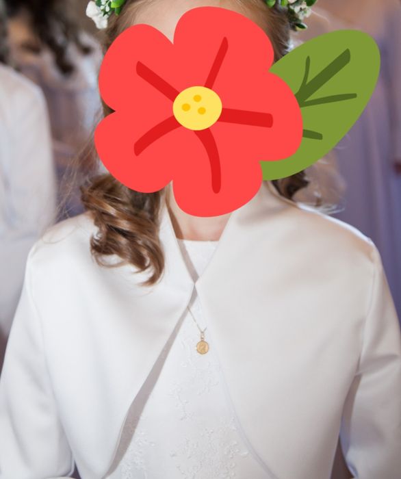 Suknia komunijna r.134