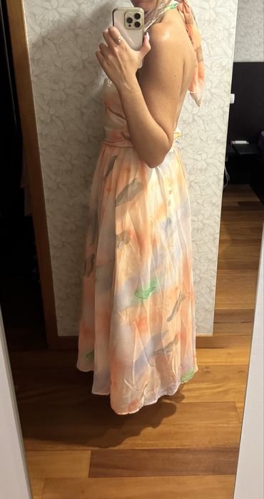 Vestido multicolorido