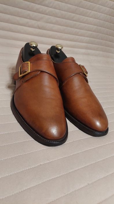 Кожанные монки Barker (обувь,ботинки,кроссовки, одежда,джинсы)