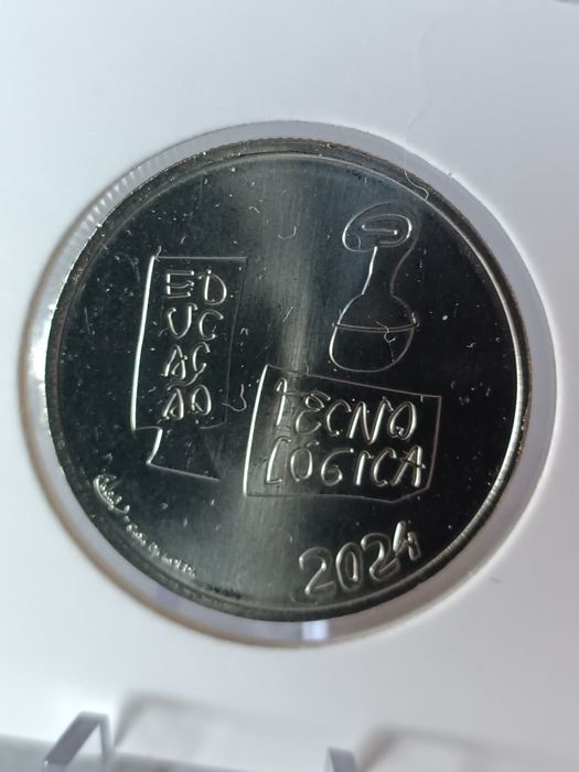 Moeda 5€ Portugal 2024 - O Conhecimento RARA