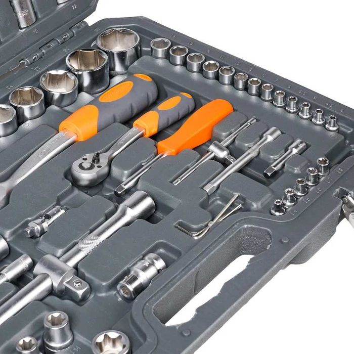 Набір інструментів AIRLINE 108 ел хром-ванадій набор головок ключей PL