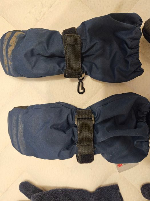 rękawiczki polarowe, zimowe 3M H&M 4-6 lat