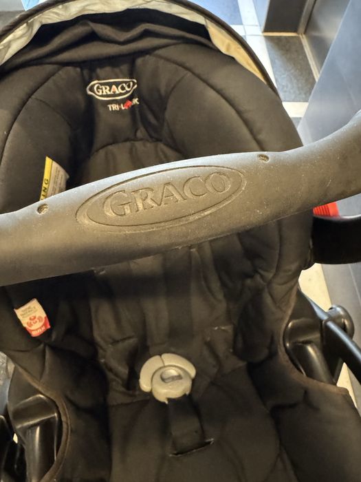 GRACO Evo XT stelaż, fotelik, adapter