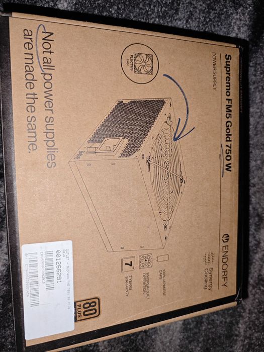 Zasilacz Endorfy Supremo FM5 Gold 750w 80+ Gold