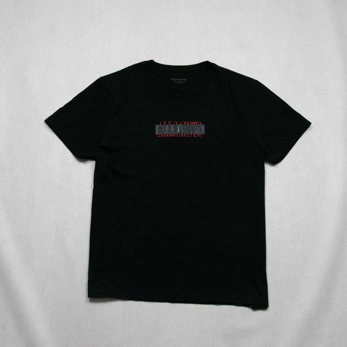 AllSaints stamp laminate t-shirt S/M relaxed fit