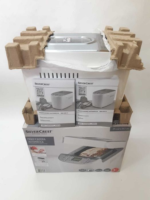 Немецкая хлебопечка / Хлібопічка SilverCrest SBB 850 E1 16 программ
