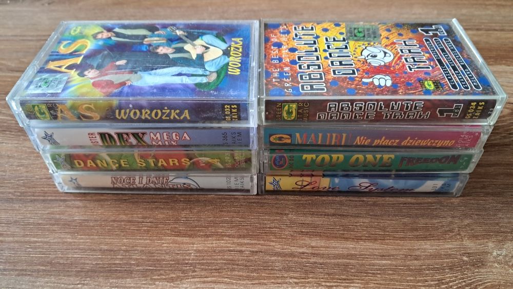 Zestaw kaset Disco Polo (As, Atlantis,  Mister dex)