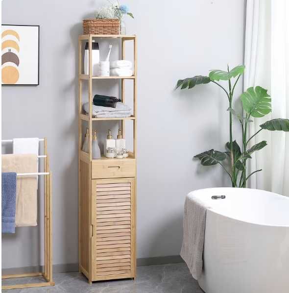 Regał łazienkowy do salonu