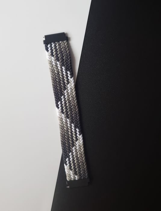 Pasek plecionego materiału 20 mm do zegarka Samsung, Huawei, Amazfit,
