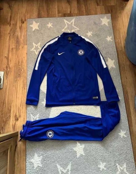 Chelsea Dres Nike Tracksuit set football premier league spodnie bluza