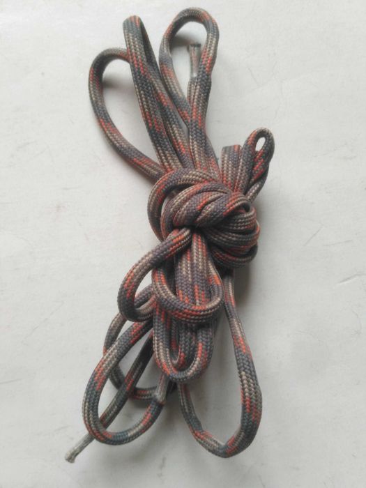 Шнурівки Barth 165см grey-orange шнурки