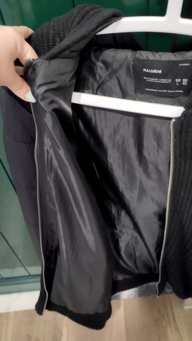 Blusão preto impermeável