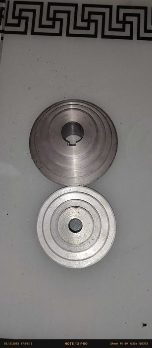 Шківи до сверільного станка та свердла