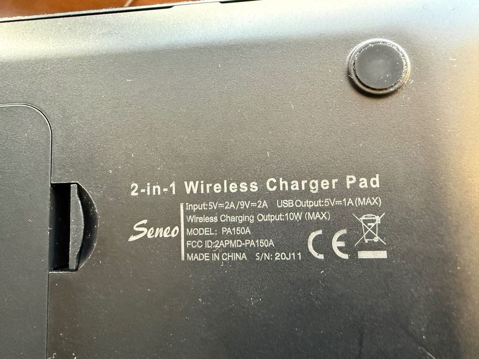 Ładowarka Indukcyjna Seneo 2 Ah PA150A 2w1 iPhone AppleWatch