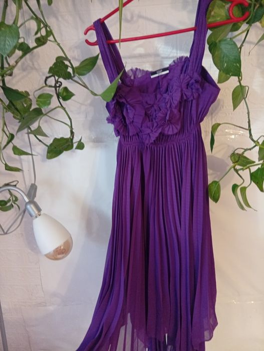 Piękna plisowana efektowna