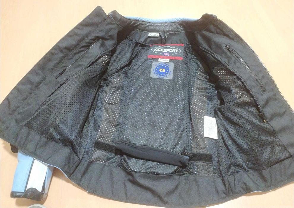 Blusão em pele senhora como novo