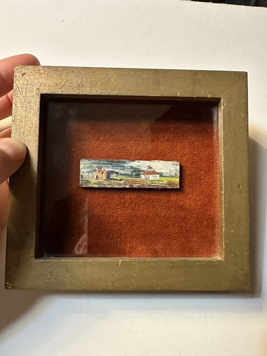 Toledo-vista, pintura  60 x17 mm