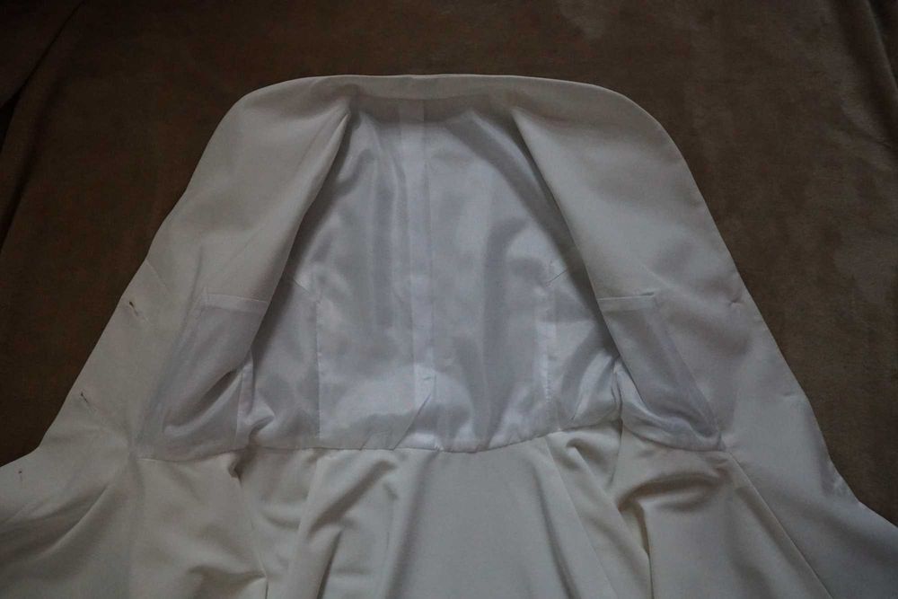 Żakiet ślubny vintage tren