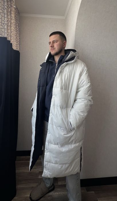 Пуховик зимовий чоловічий подовжений tommy hilfiger