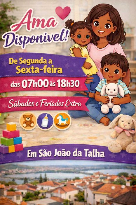 Ama cuidadora de crianças