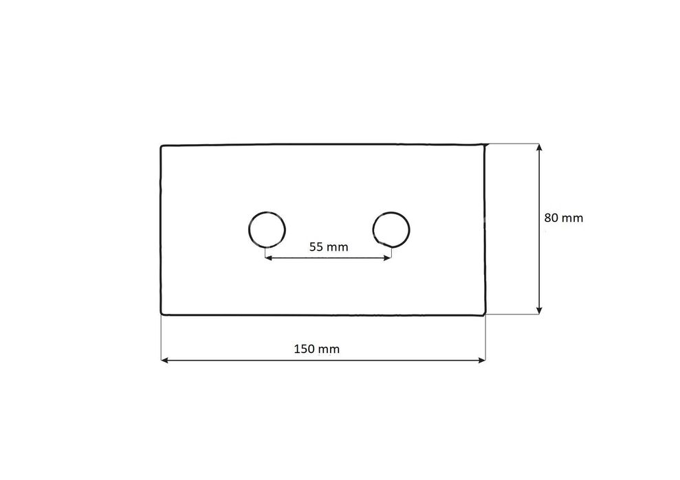 NAKŁADKA PŁOZY  do pługa Kverneland P/L