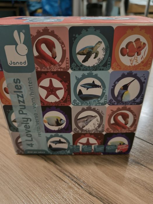 Puzzle Janod - zestaw 4 sztuk