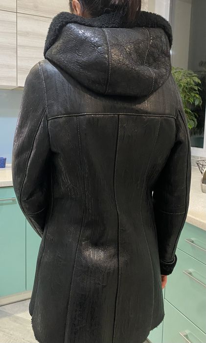 Шкіряна дублянка жіноча