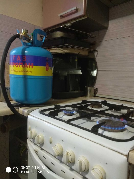 Переобладнання під ГАЗ пропан. Газовий балон для генератора 13,6 л.