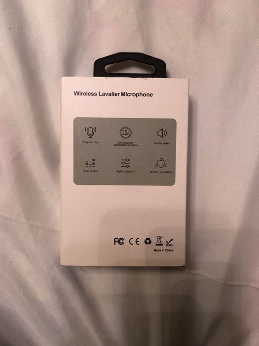 Мікрофон (2) бездротовий петличний для Iphone (Lightning)