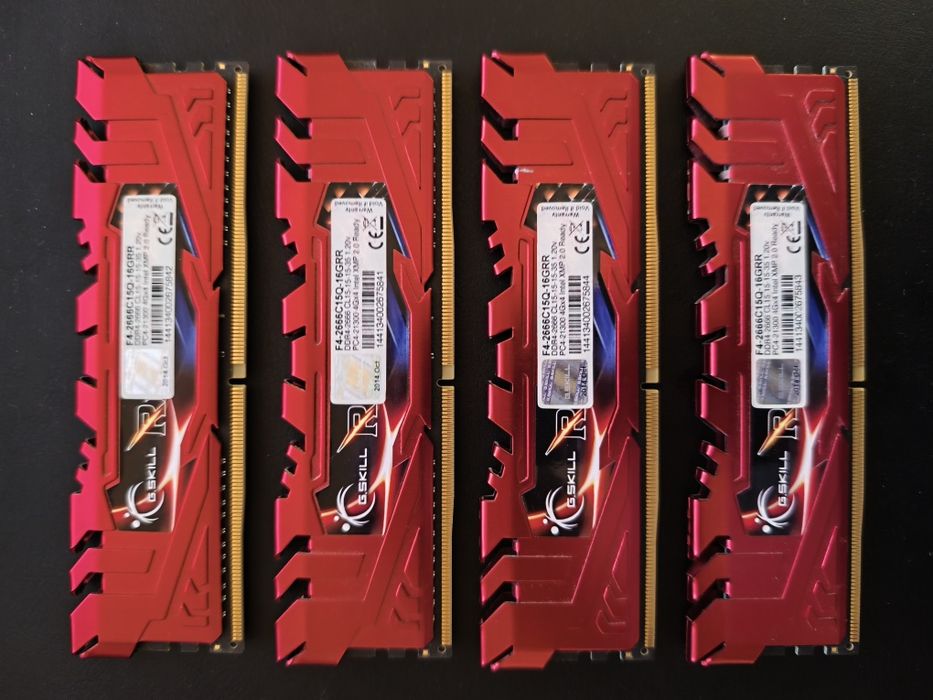 Kit Memorias Ripjaws 4 DDR4-2666 CL15 4Gx4 PC4-21300