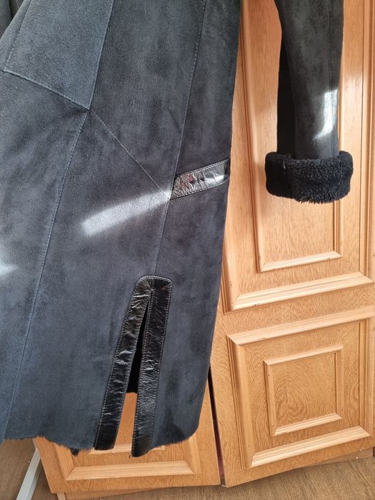 Дублянка жіноча, натуральна замша