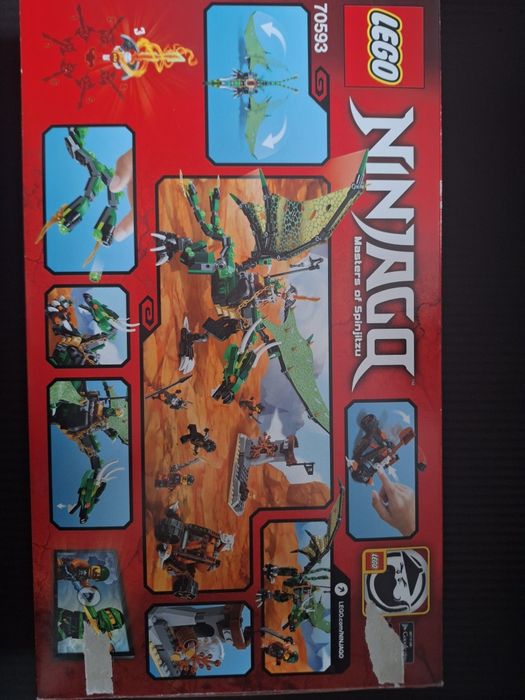 lego ninjago smok lloyda 70593