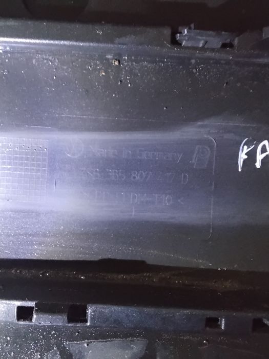 Parachoques vw passat carro tras