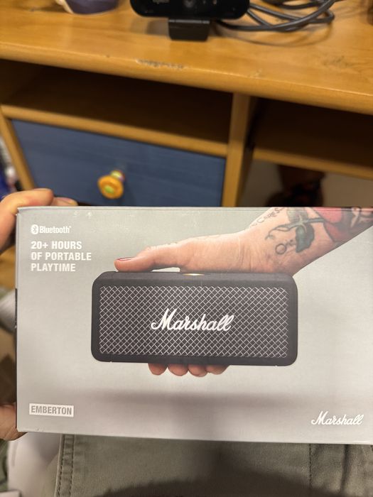 Glosnik marshall emberton bluetooth - stan jak nowy