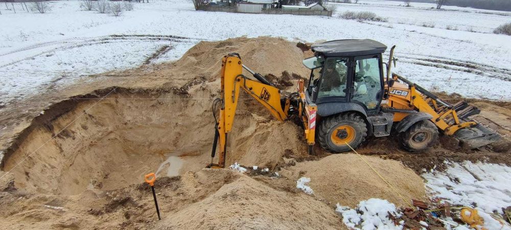 Koparko ładowarka, Roboty Ziemne