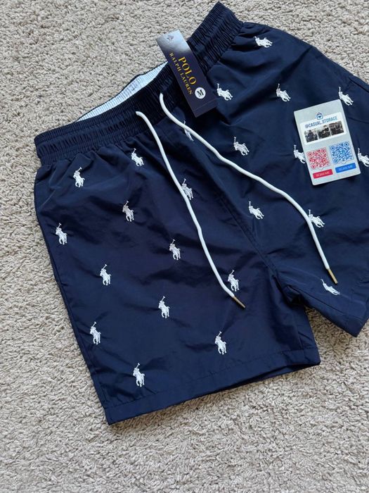 Шорты Polo Ralph Lauren монограммные плащевка