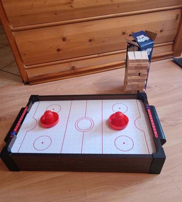 Mini stół do gry w cymbergaja cymbergaj oraz jenga 2 gry